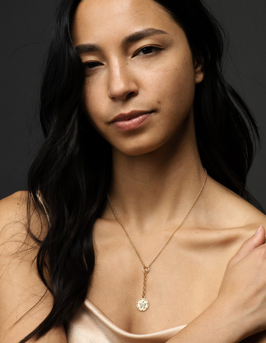 18K Yellow Gold Reverie Small Mixed Belcher Extension Chain Necklace