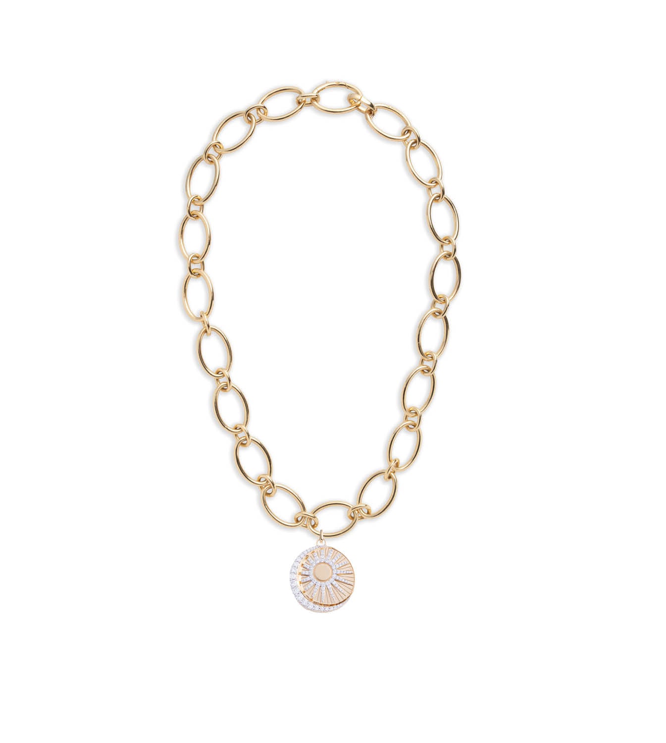 Balance : Oval Link Chain Necklace