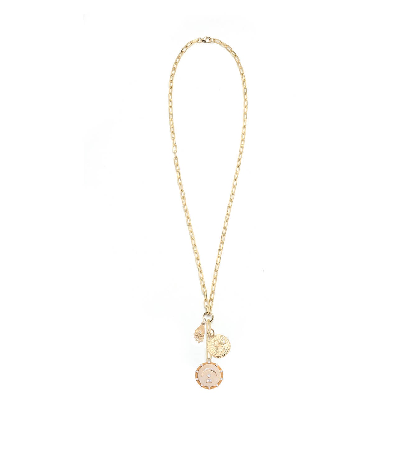 Pause, Balance & Reverie : Classic Fob Clip Extension Chain Necklace