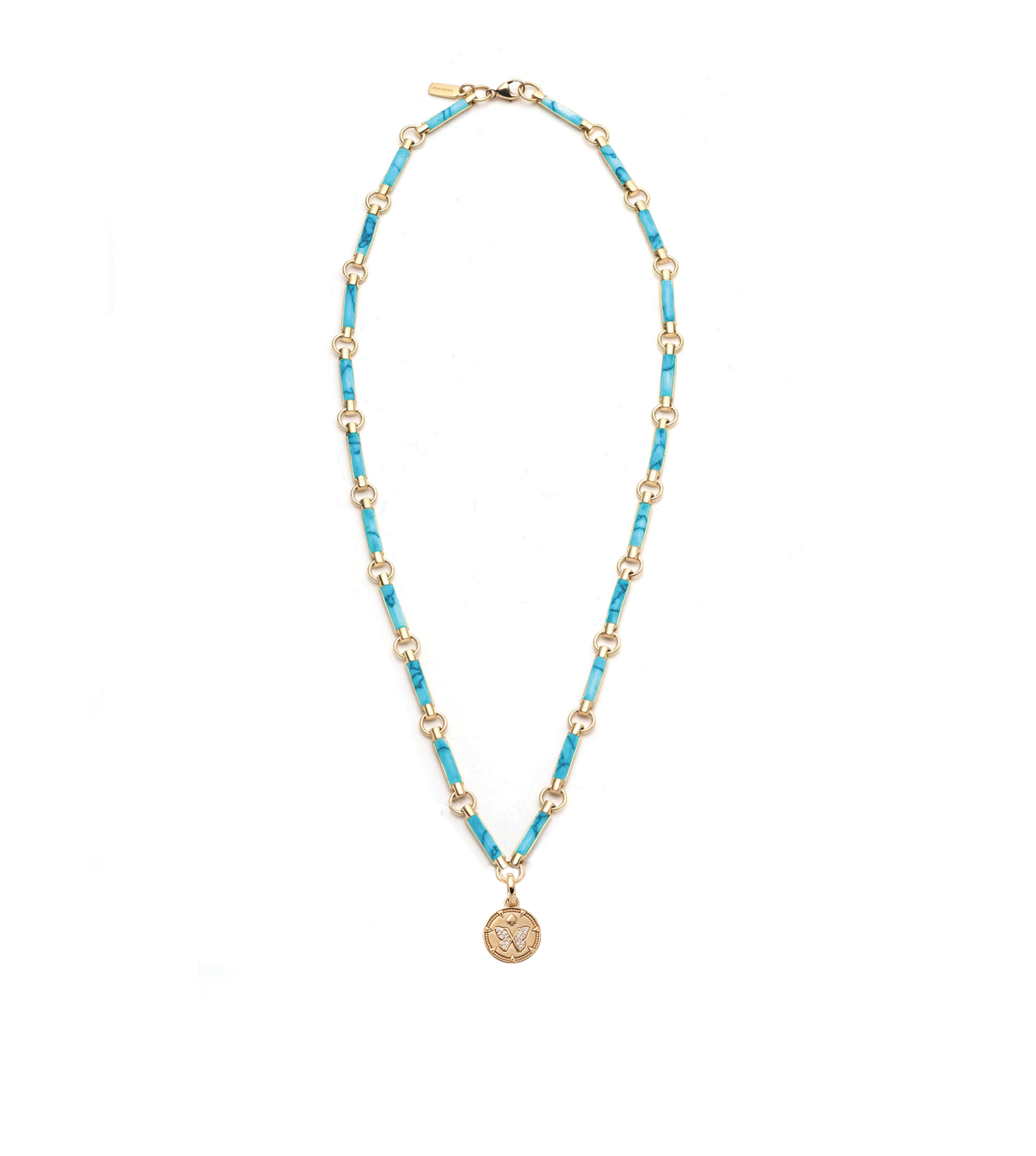 Reverie : Turquoise  Element Chain Necklace