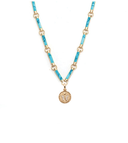 Reverie : Turquoise  Element Chain Necklace
