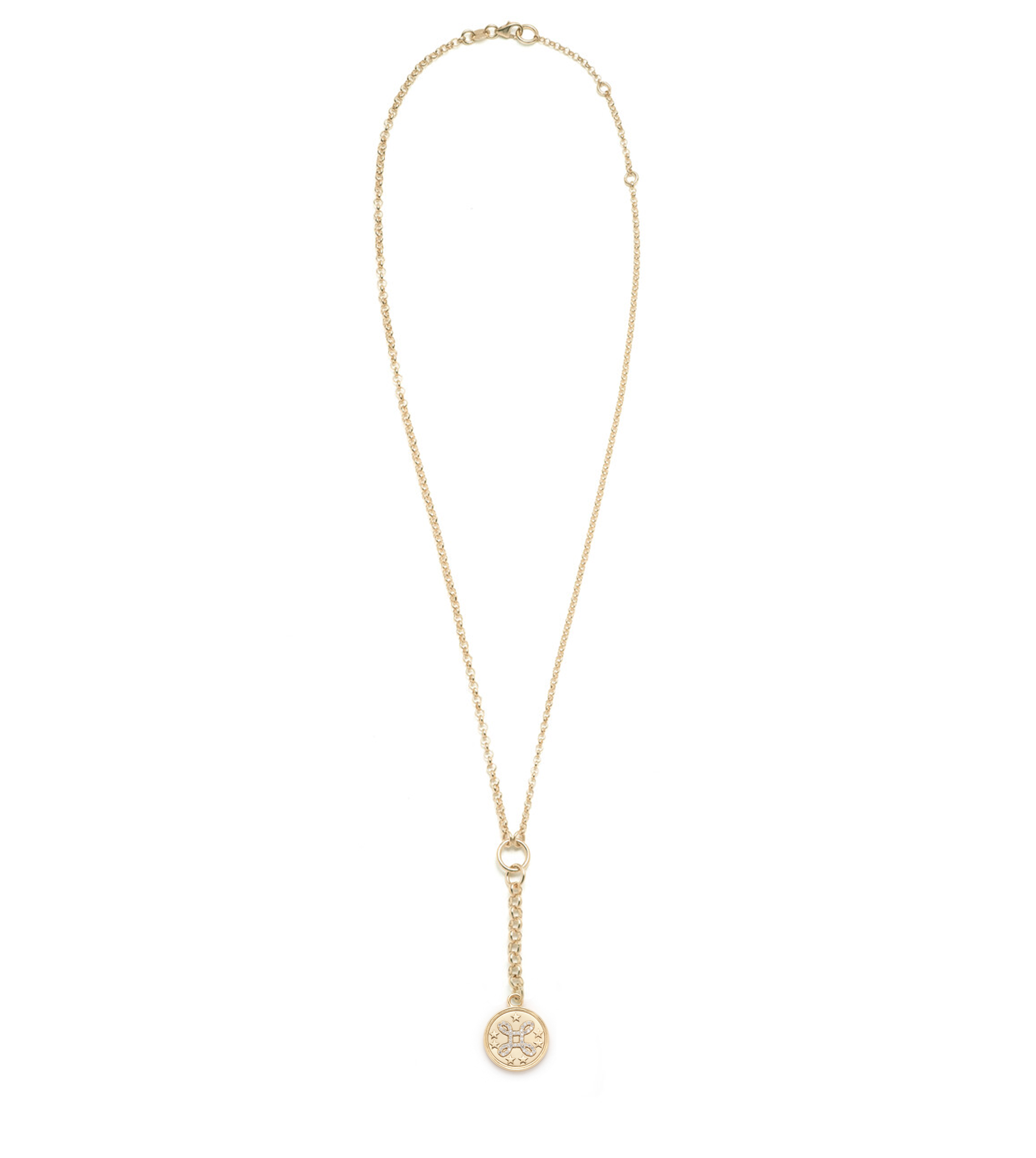 True Love : Small Mixed Belcher Extension Chain Necklace