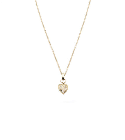 Amate - Love : Fine Belcher Slide Crest Necklace