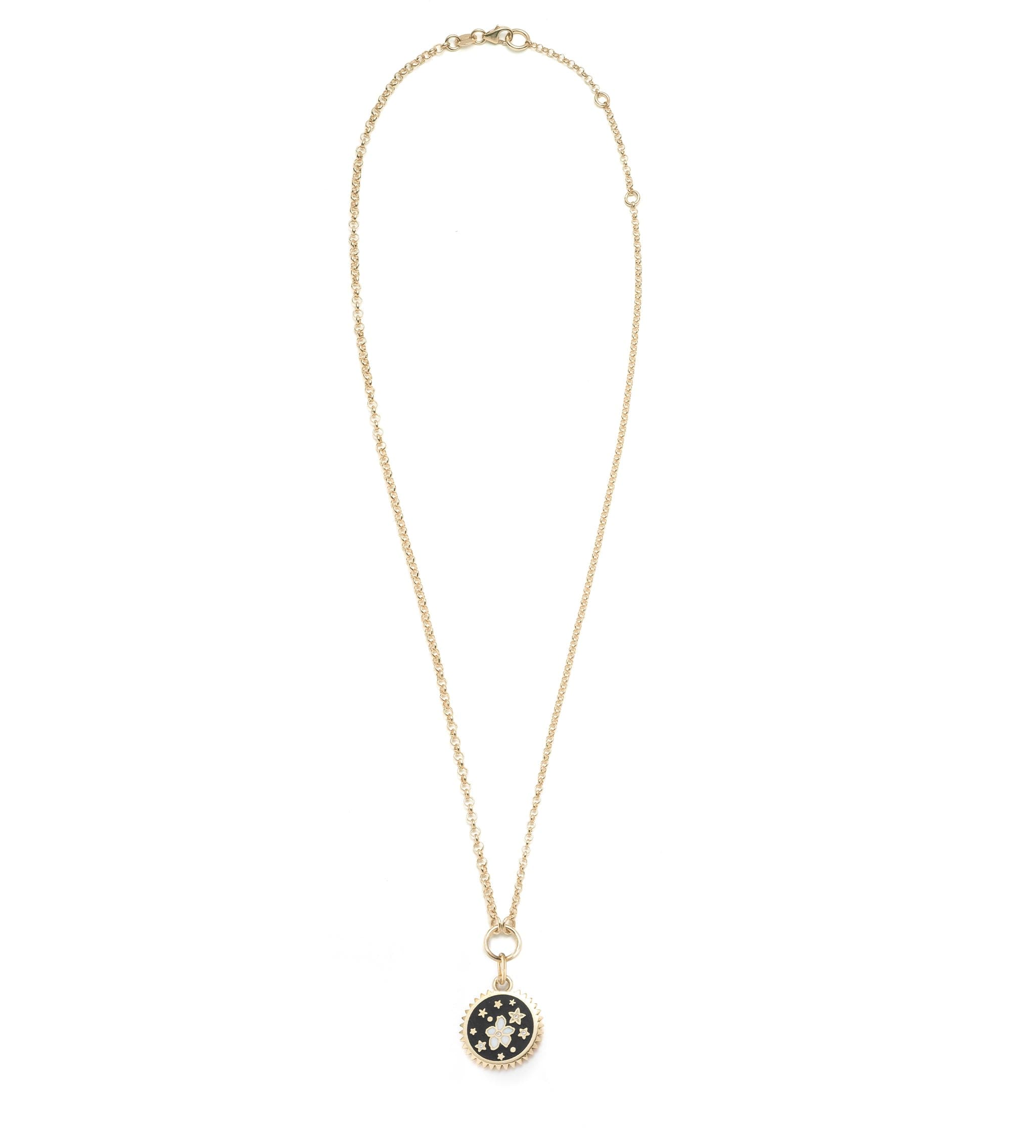 Resilience : Champleve Small Belcher Chain Necklace