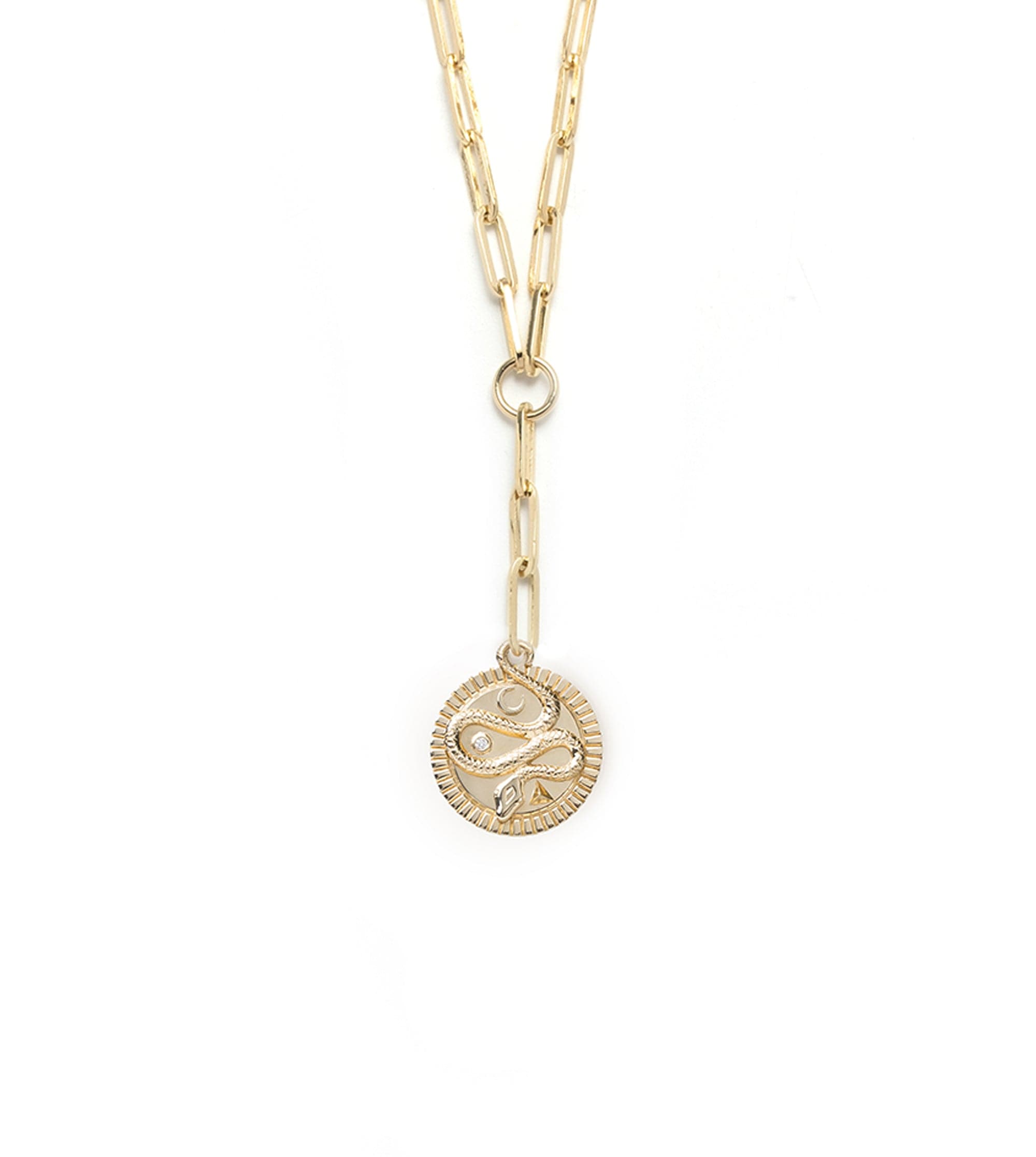 Wholeness : Classic Fob Clip Extension Chain Necklace