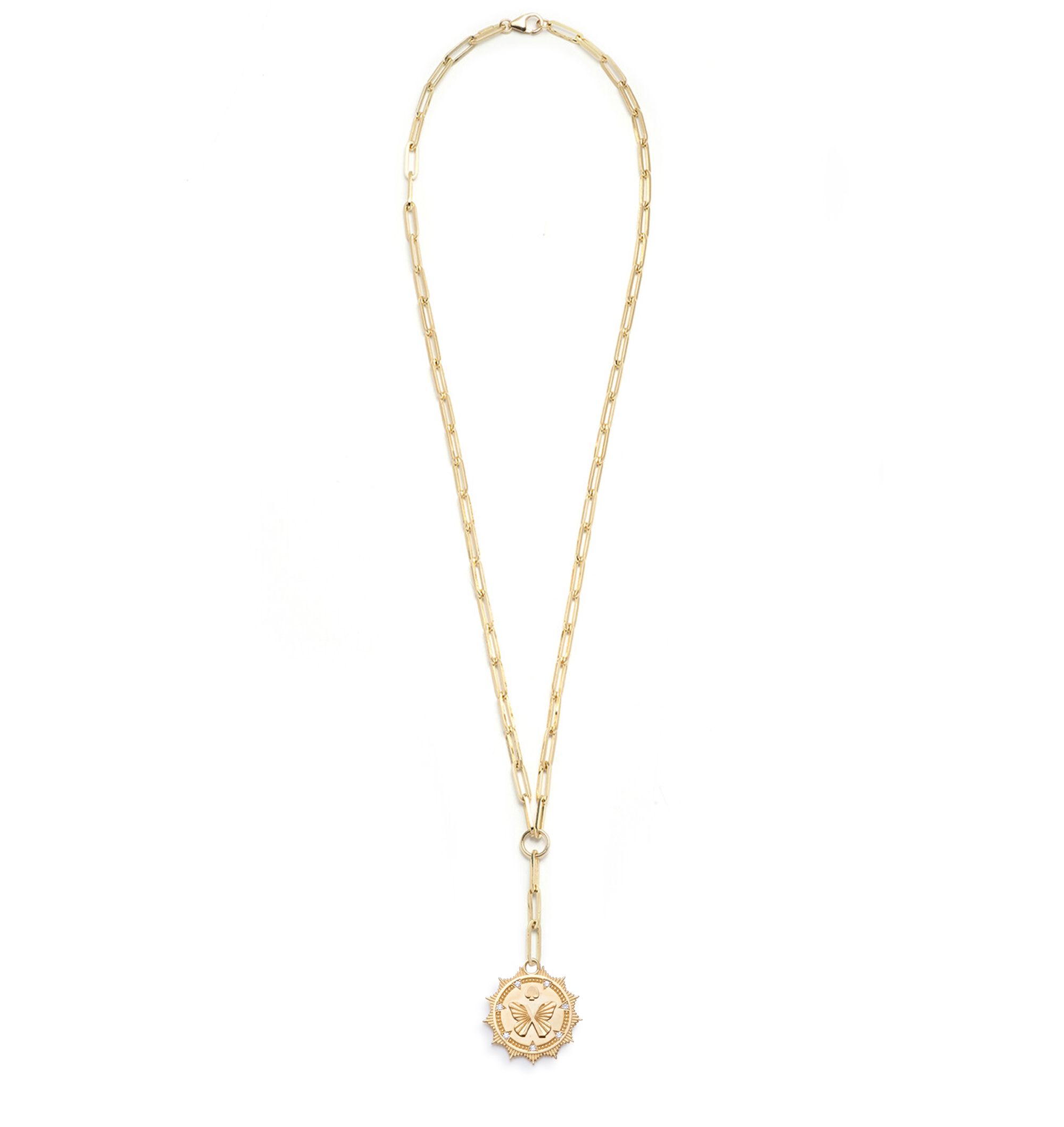 Reverie : Classic Fob Clip Extension Chain Necklace