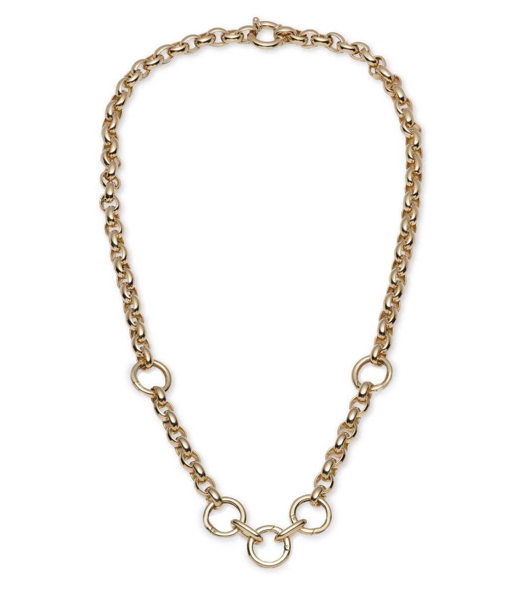 Big gold hot sale belcher chain