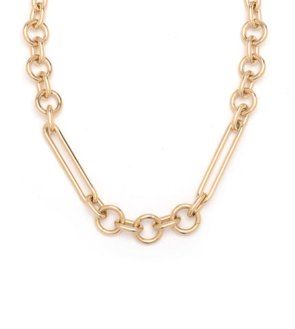 Oversized Mixed Clip Chain