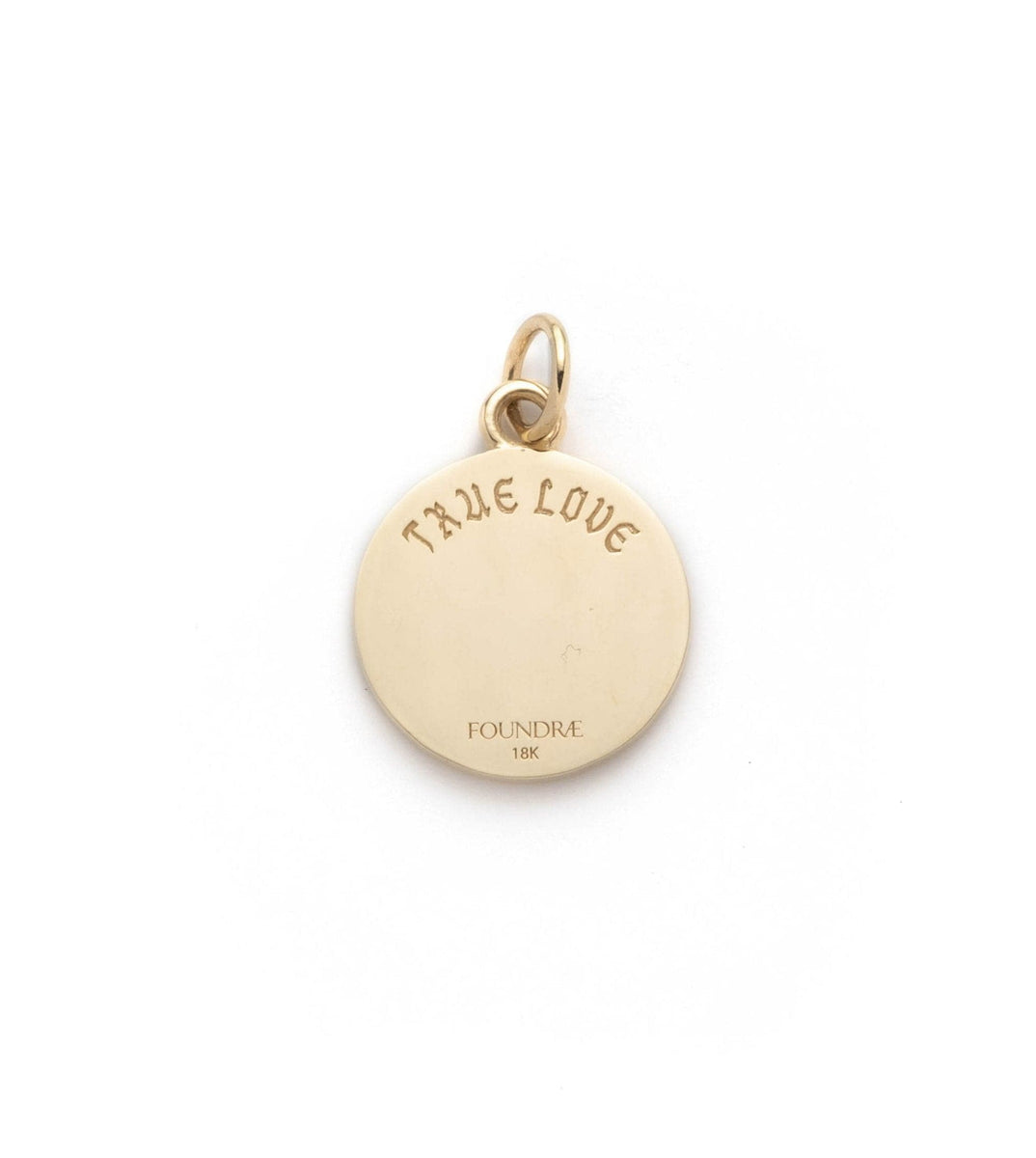 Foundrae True Love Mini Coin Charm Pendant Only