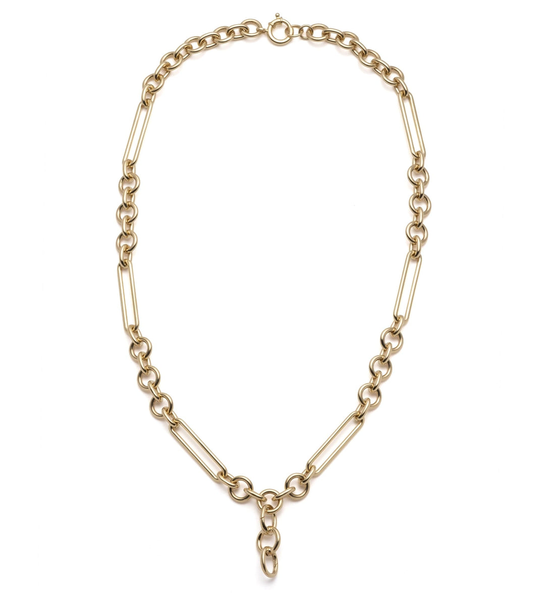 18K Yellow Gold Sana Extended Clip Chain Necklace – FoundRae