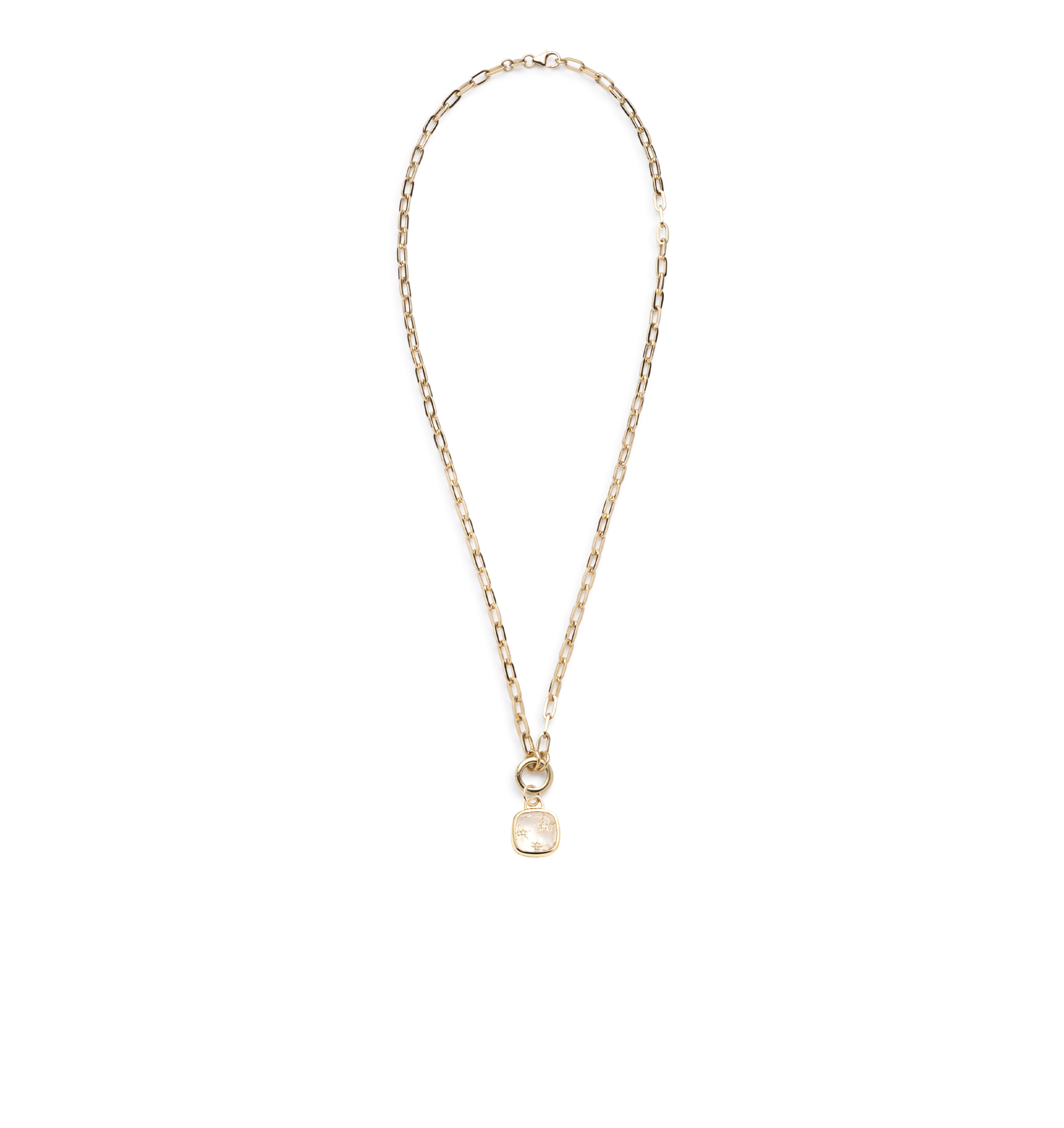 Per Aspera Ad Astra - Dream : Refined Open Clip Chain Necklace