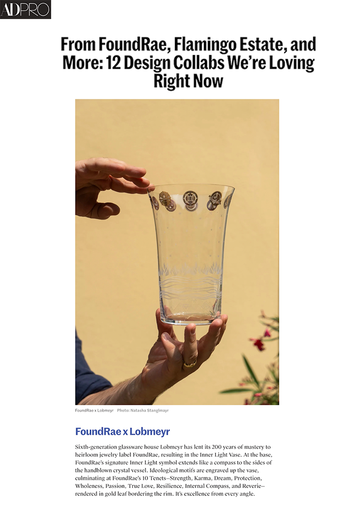 Architectural Digest - From FoundRae, Flamingo Estate, and More: 12 Design Collabs Were Loving Right Now - Nov 2023