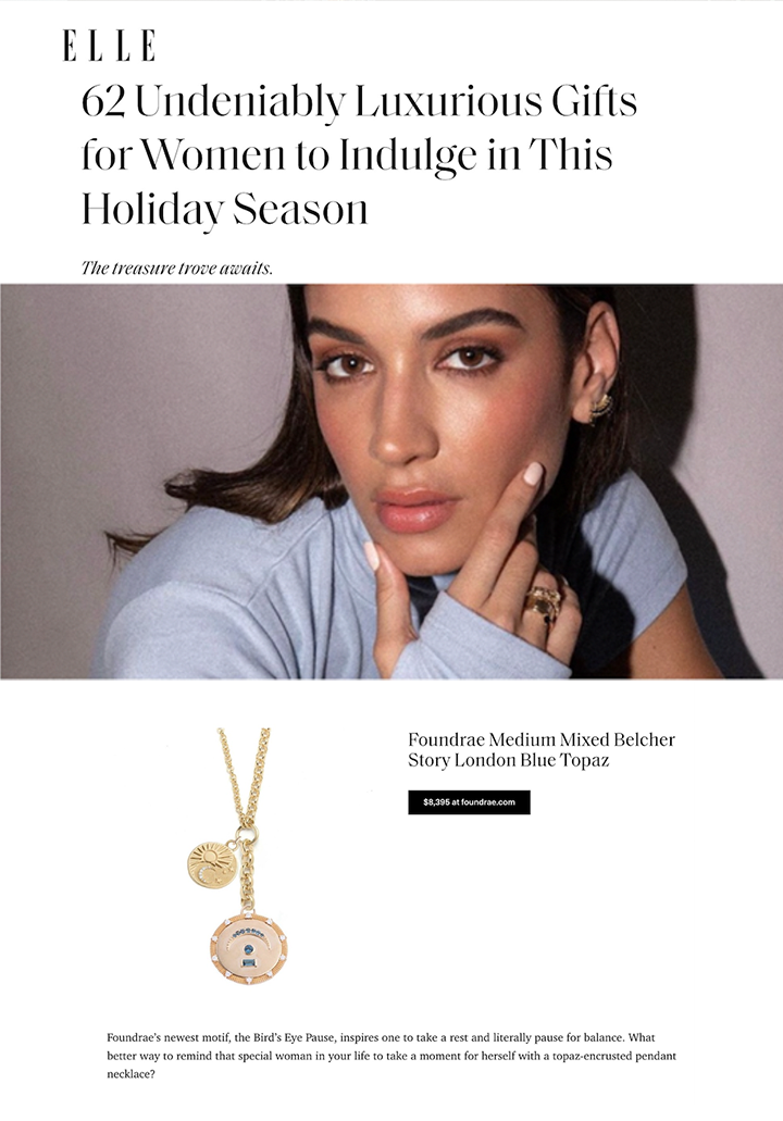 Elle - 62 Undeniably Luxurious Gifts for Women to Indulge this Holiday Season - Dec 2023