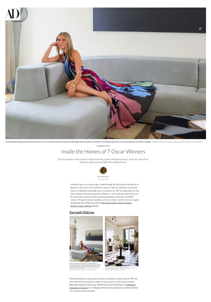 Architecture Digest - Inside the Homes of 7 Oscar Winners - Feb 2023