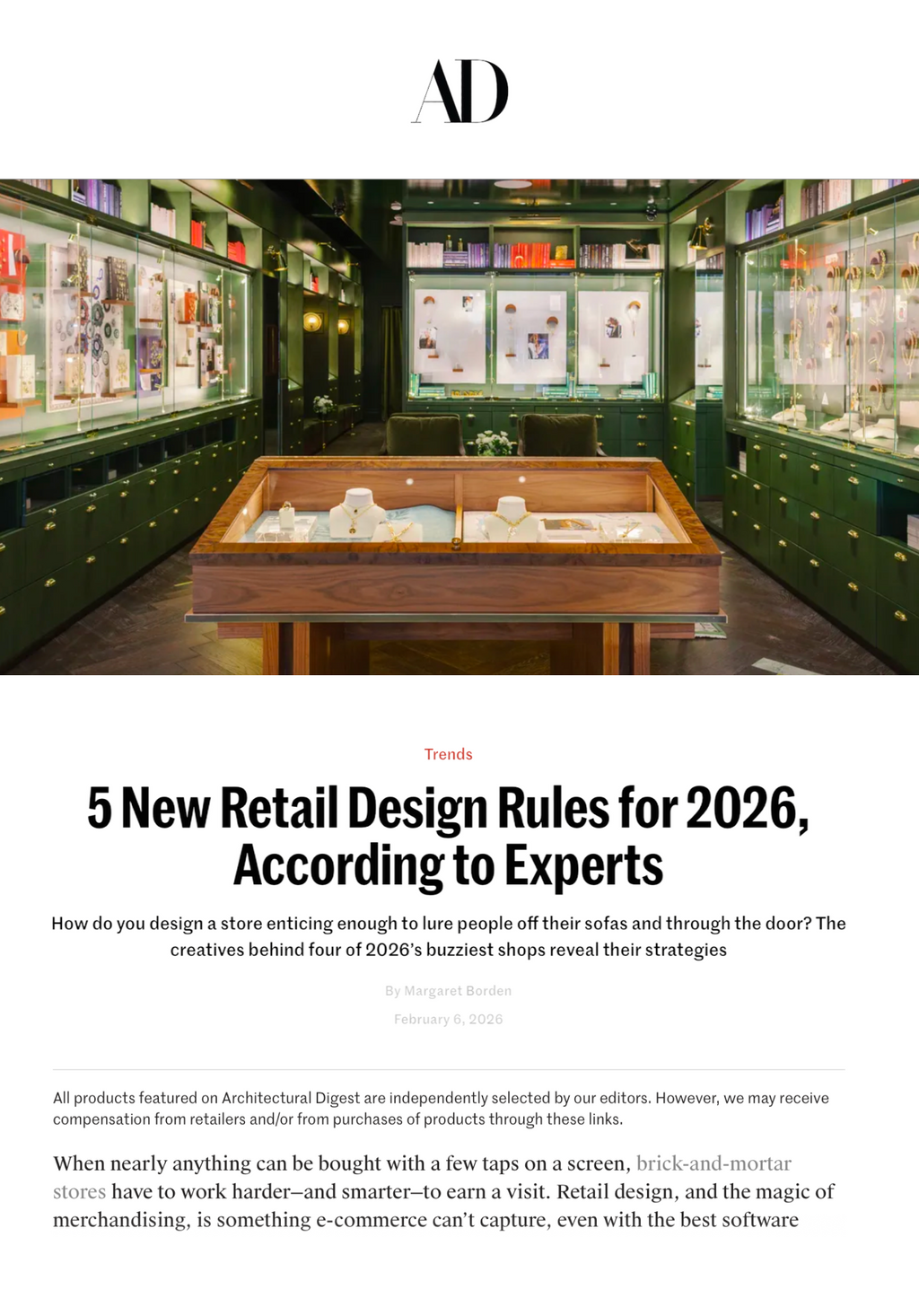 5 New Retail Design Rules for 2026, According to Experts