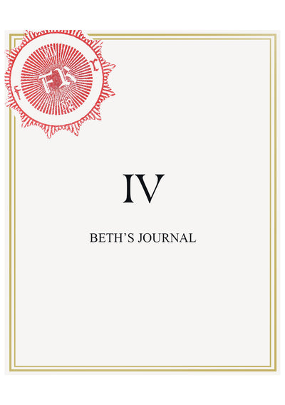 Beth's Journal - FOUR