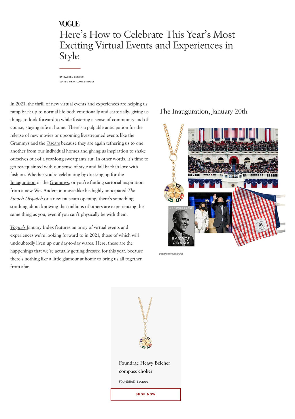 How To Celebrate This Year's Most Exciting Virtual Events and Experiences in style, VOGUE.com