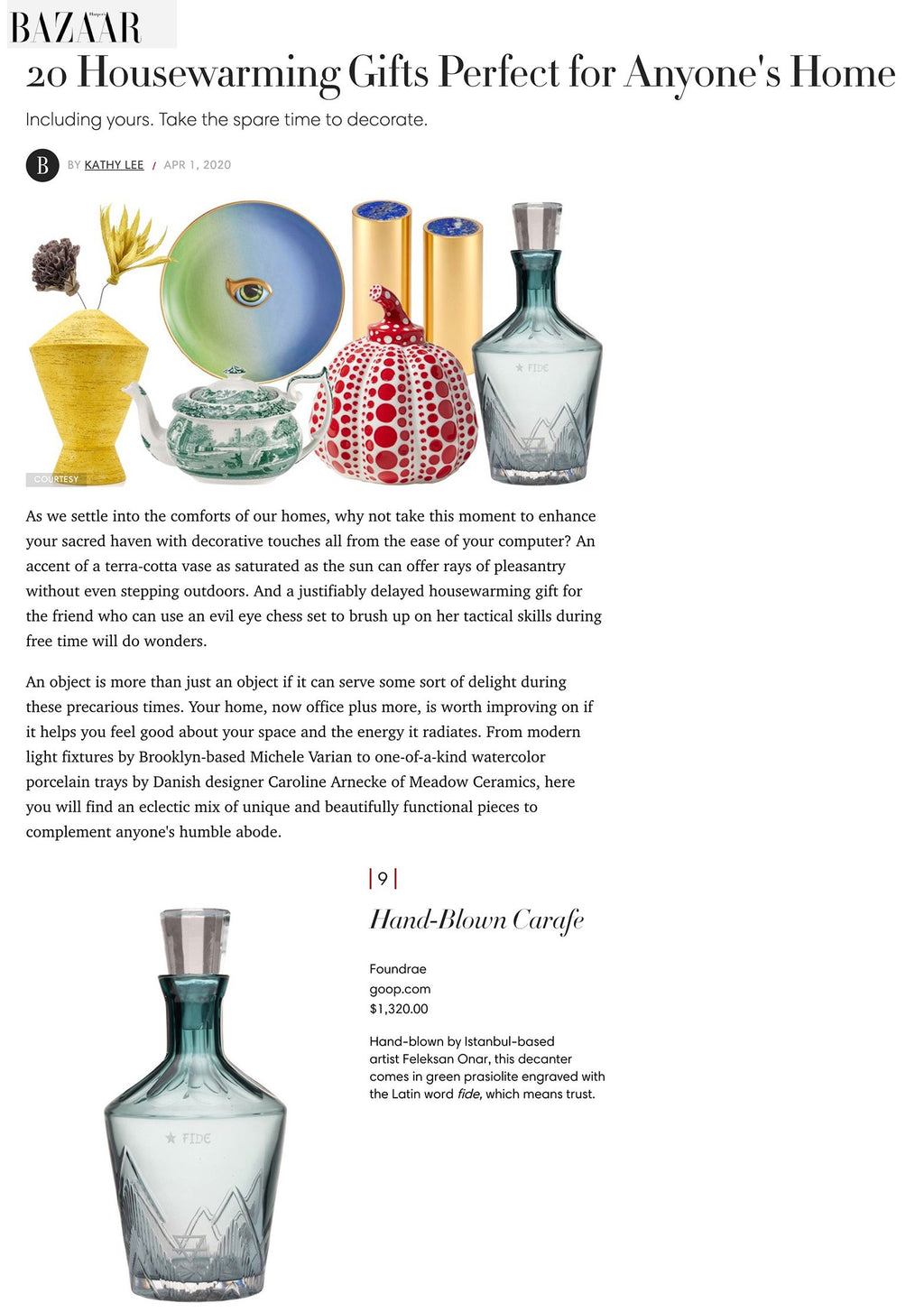 Harpersbazaar.com: 20 Housewarming Gifts Perfect for Anyone's Home