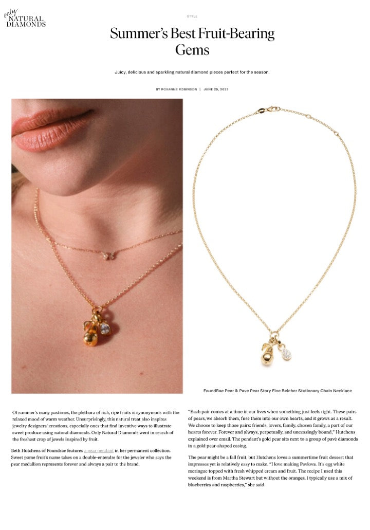 Only Natural Diamonds - Summer's Best Fruit-Bearing Gems - June 2023