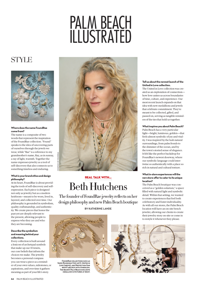 The Founder of FoundRae Fine Jewelry Reflects on Her Design Philosophy and New Palm Beach Boutique