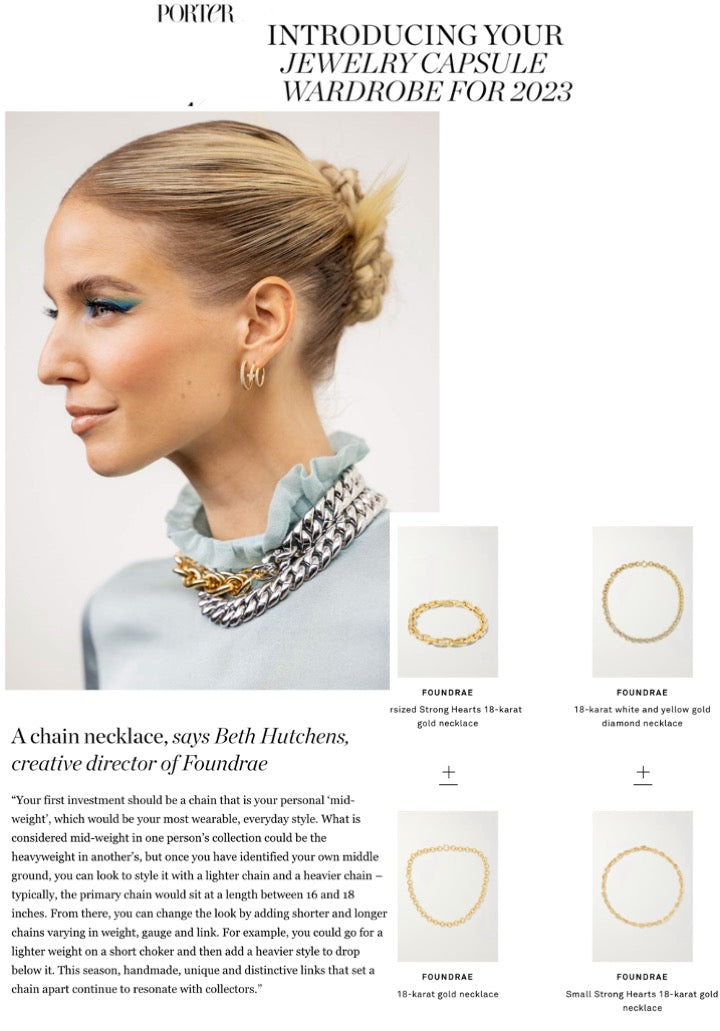 Porter - Introducing Your Jewelry Capsule Wardrobe for 2023 - Sept 2023