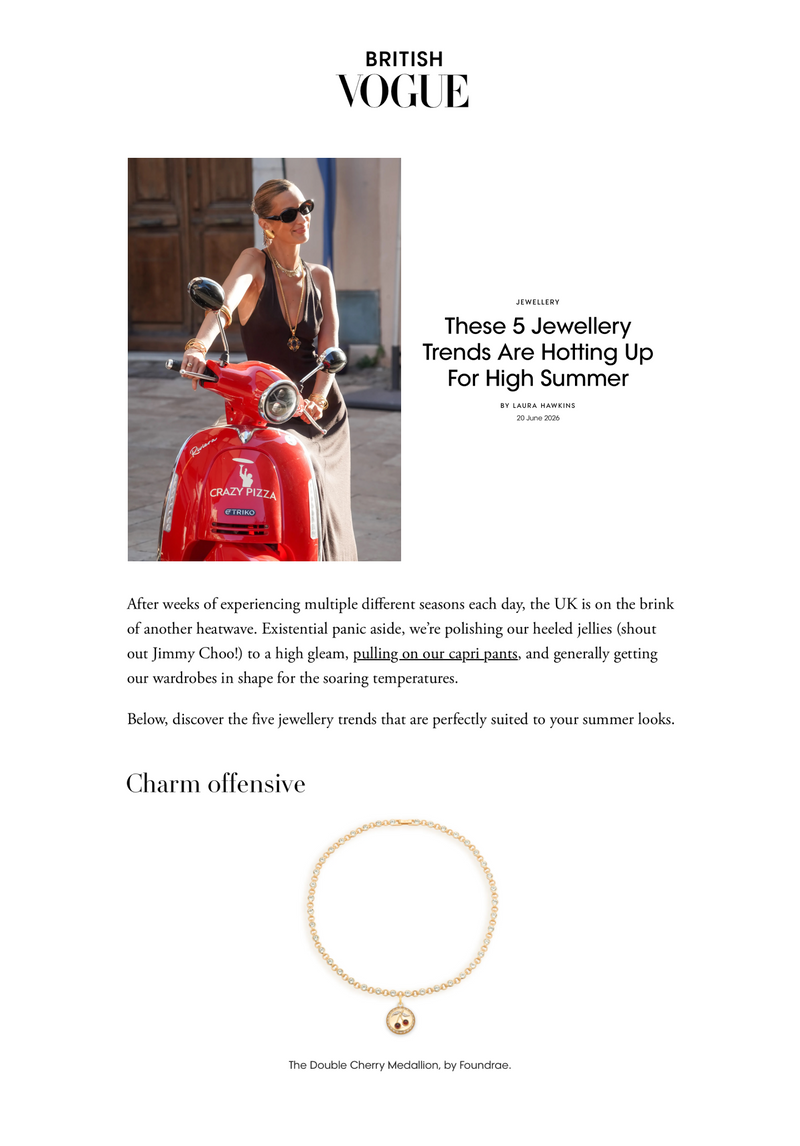 These 5 Jewellery Trends Are Hotting Up For High Summer