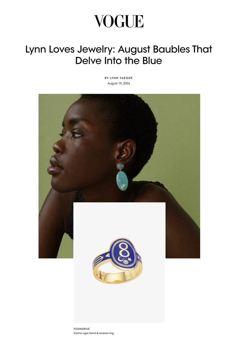 Vogue - Lynn Loves Jewelry: August Baubles That Delve Into the Blue - August 2024