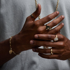 Black Internal Compass : Cigar Band