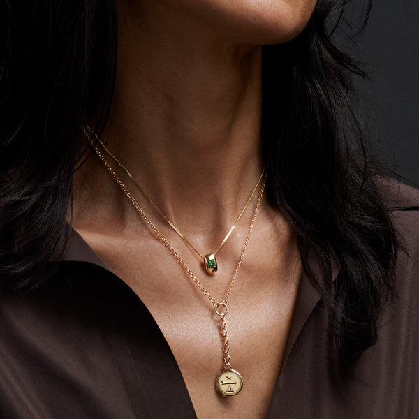 Dream : Small Mixed Belcher Extension Chain Necklace