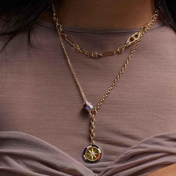 True Love | Baguette Heart Beat | Tanzanite, Yellow Gold