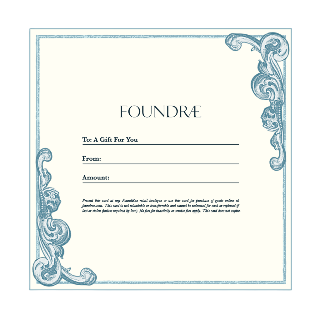 Gift Card : Give the Gift of FoundRae – FoundRae view 1