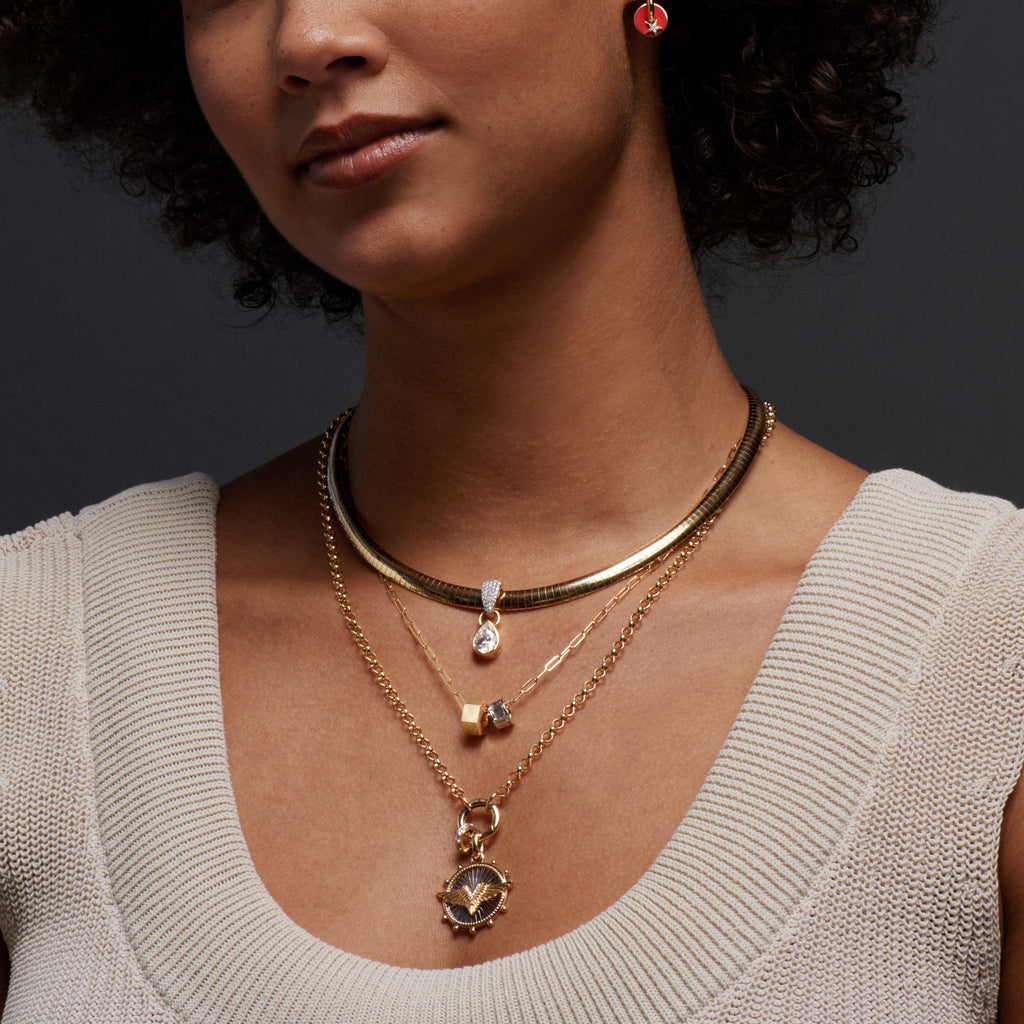 Belcher | Medium Belcher Open Chain with Small Annex Link | Yellow Gold view 2
