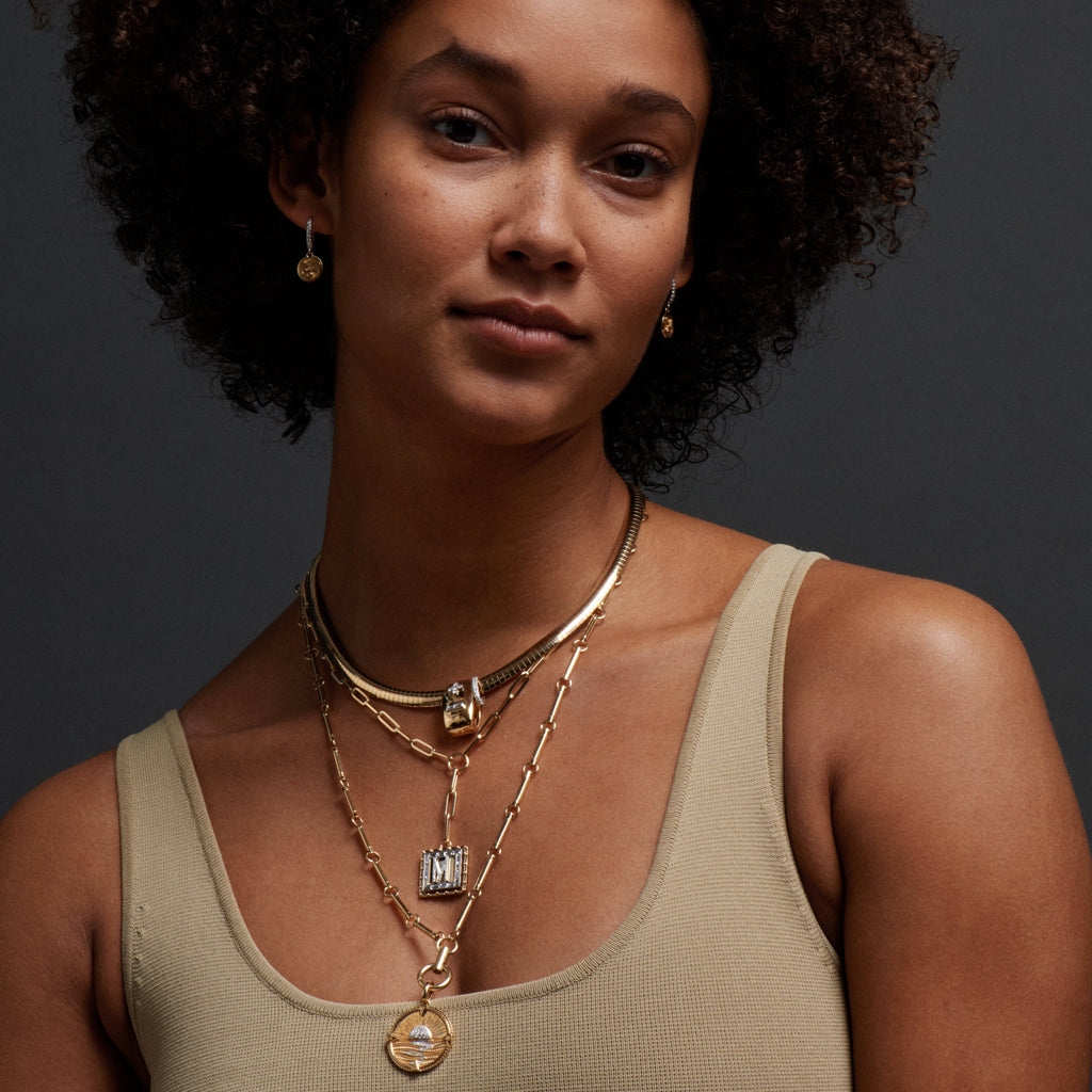 Gold Element Hanging Clockweight Chain view 2