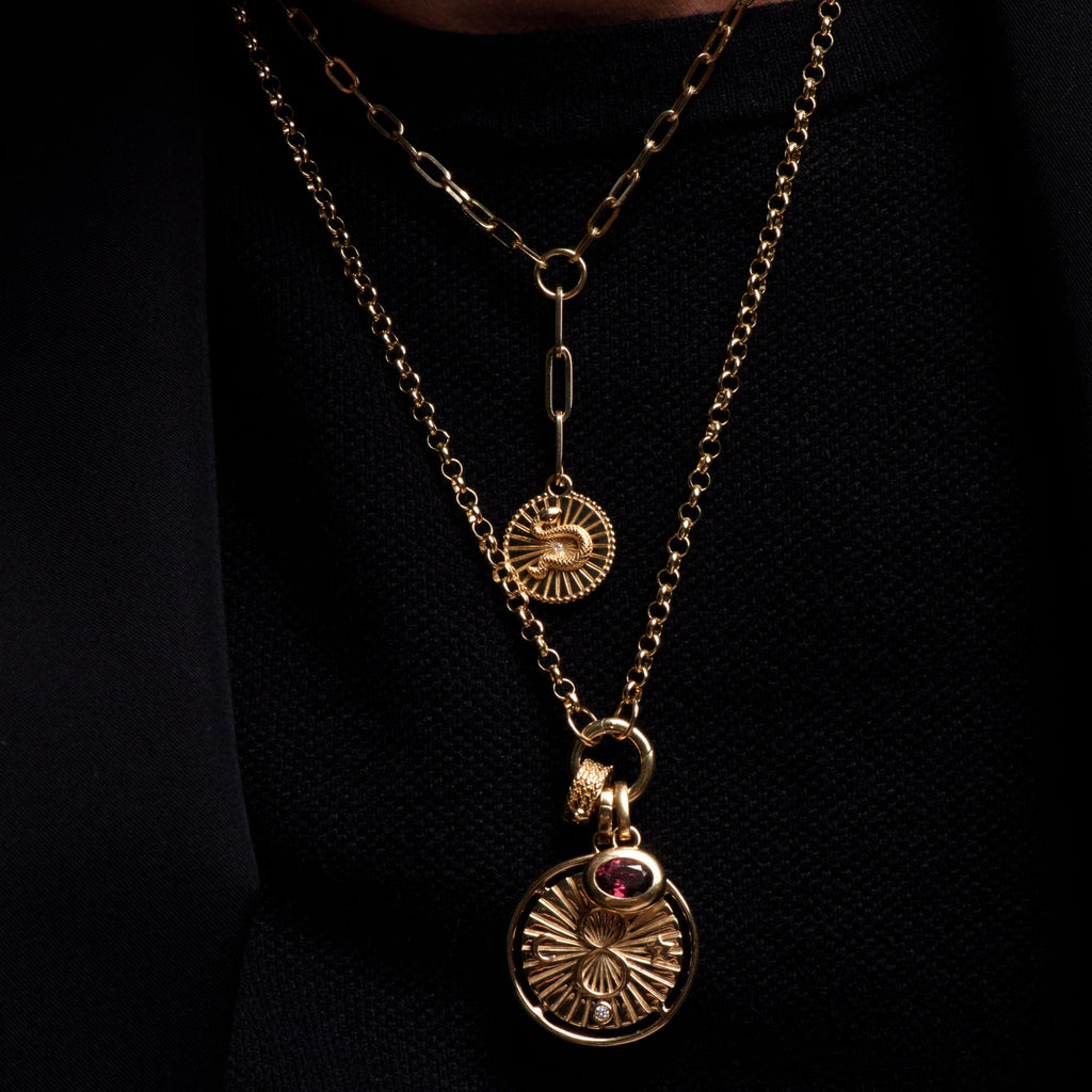 18K Yellow Gold Medium Open Belcher Chain – FoundRae view 4