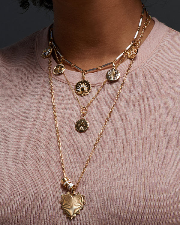 Fine Mixed Clip Chain Necklace