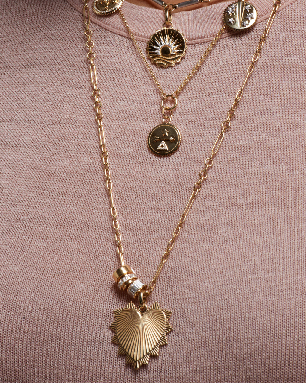 Pave Diamond Edge - Love : Heart Beat – FoundRae view 4