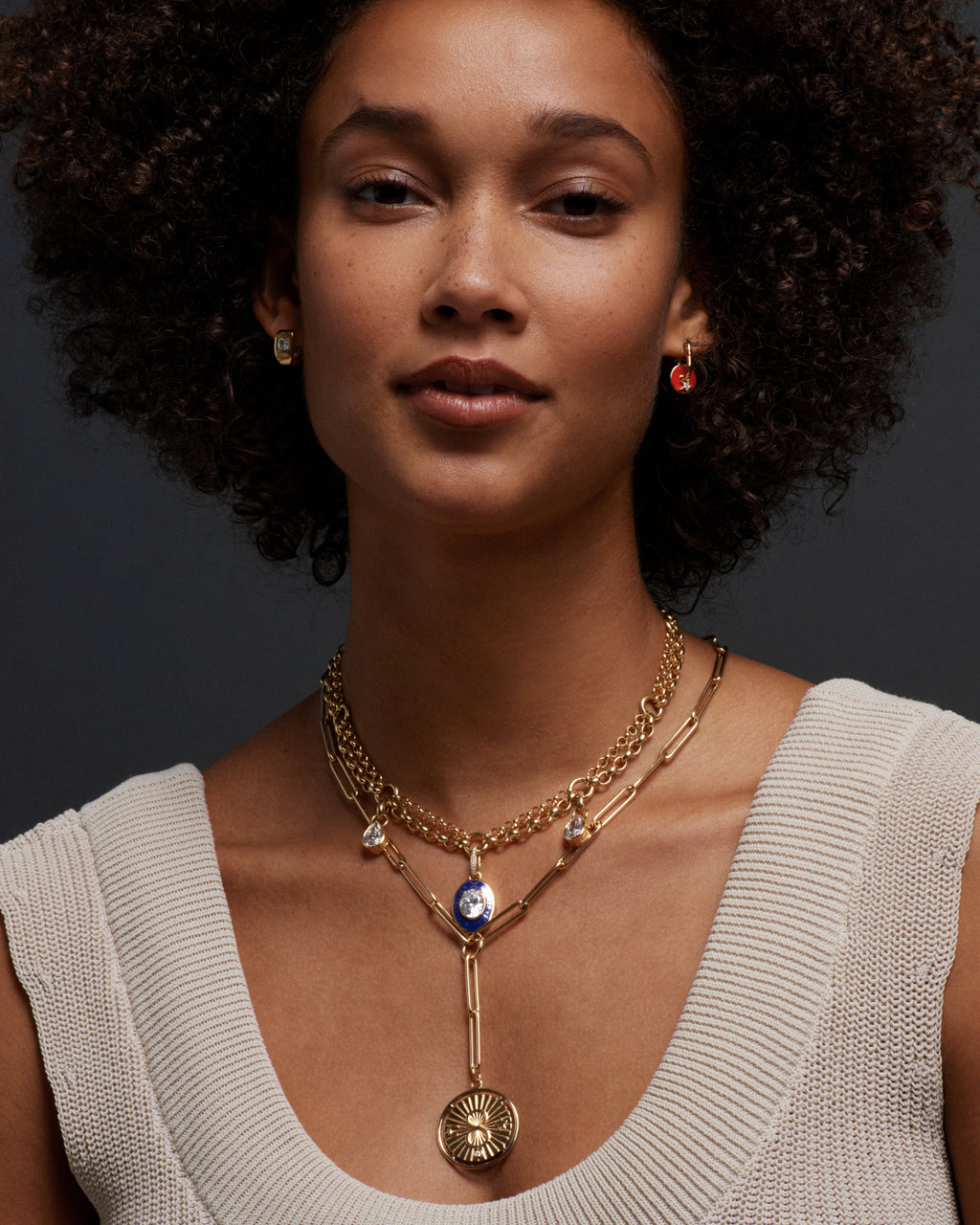 18K Yellow Gold Karma : Extended Clip Extension Chain Necklace – FoundRae view 3