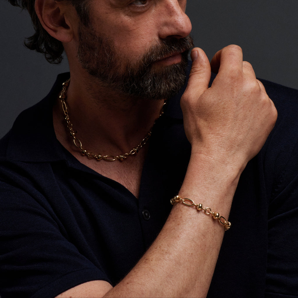 18K Yellow Gold Orbit Bracelet : in Yellow Gold – FoundRae view 4