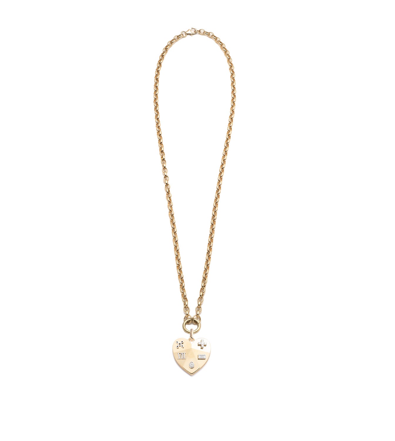 Ever Growing - Love : Facets of Love Heavy Open Belcher Chain Necklace