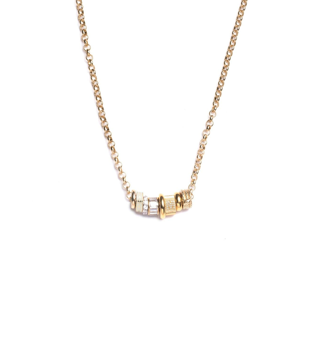 Amate - Love : Heart Beat Story - Medium Belcher Chain Necklace view 1