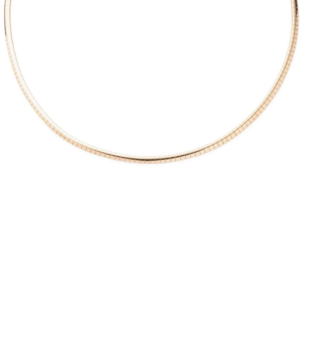 Small Sleek Collar Chain Necklace view 1