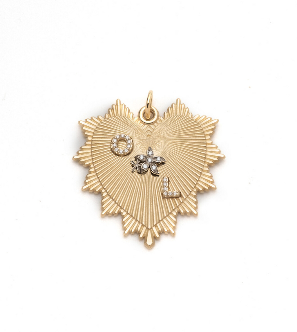 18K Yellow Gold Heart Love Token : Oversized Medallion – FoundRae