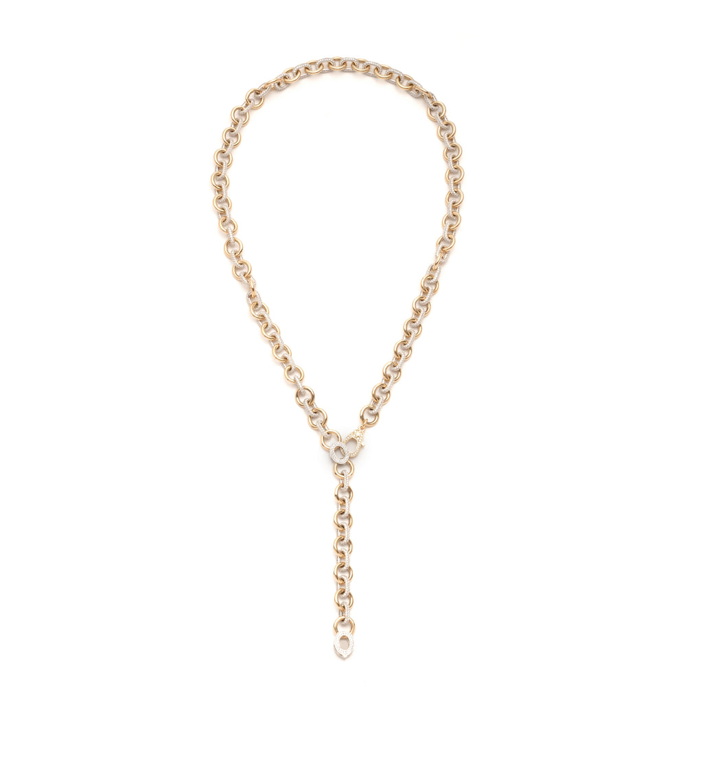 18K Yellow Gold Midsize Diamond Extension Chain – FoundRae