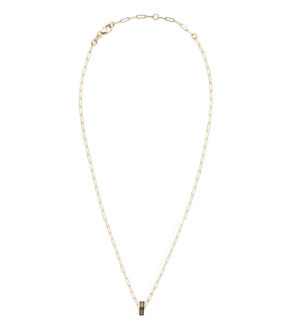 18K  Yellow  Gold Dream : Heart Beat Super Fine Clip Chain Necklace – FoundRae