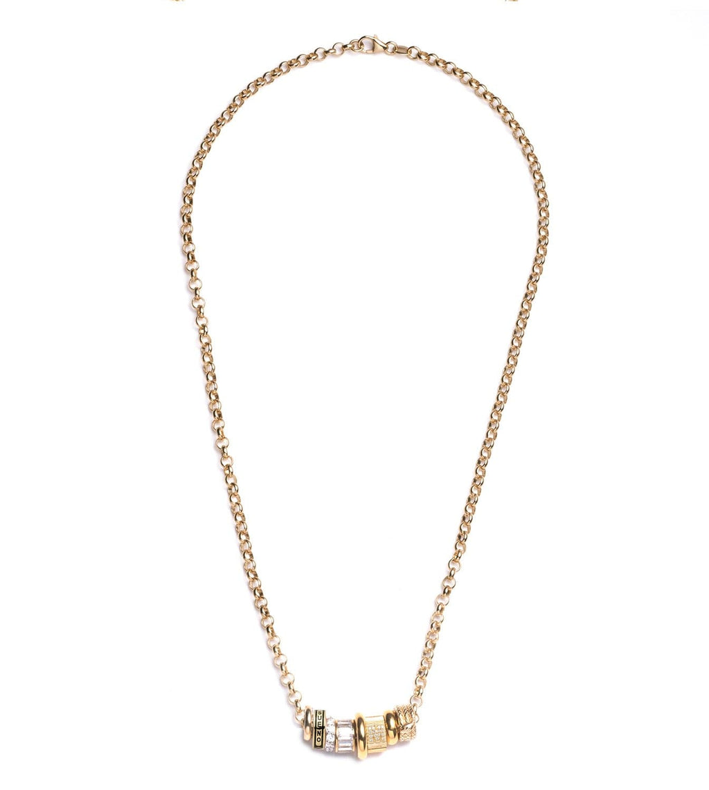 18K  Yellow  Gold Dream : Heart Beat Story - Medium Belcher Chain Necklace – FoundRae