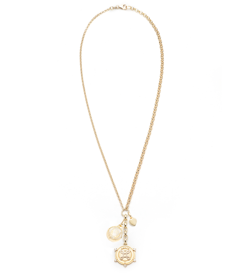 18K Yellow Gold True Love & Vivacity : Medium Mixed Belcher Chain Necklace – FoundRae