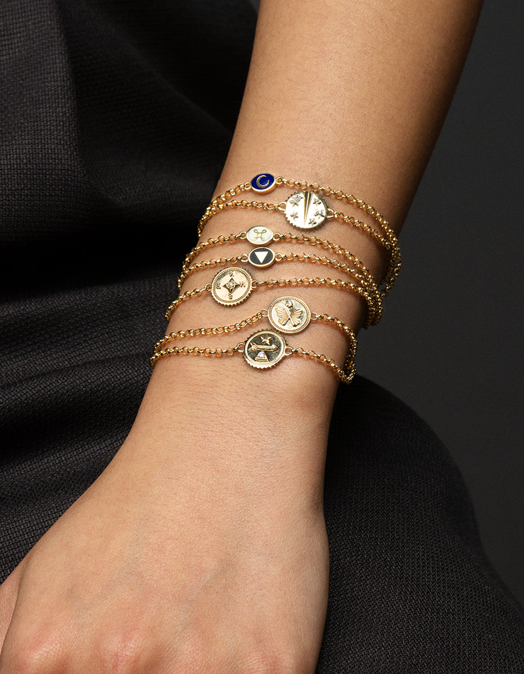 Pyramid - Dream : Round Sequence Chain Bracelet view 2