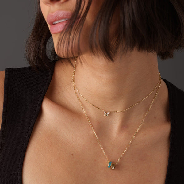 Butterfly - Reverie : Mini Symbol Stationary Necklace