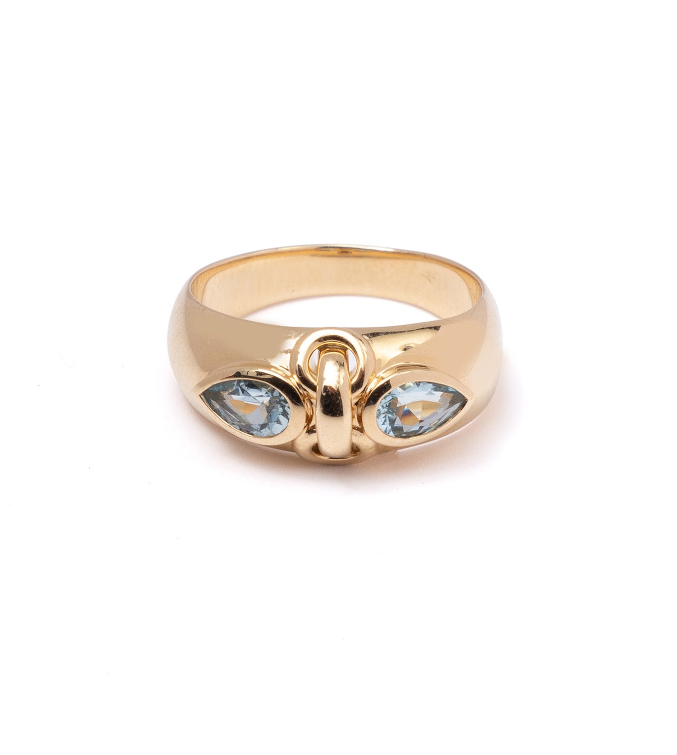 Forever & Always a Pair : 2ct Aquamarine Ring