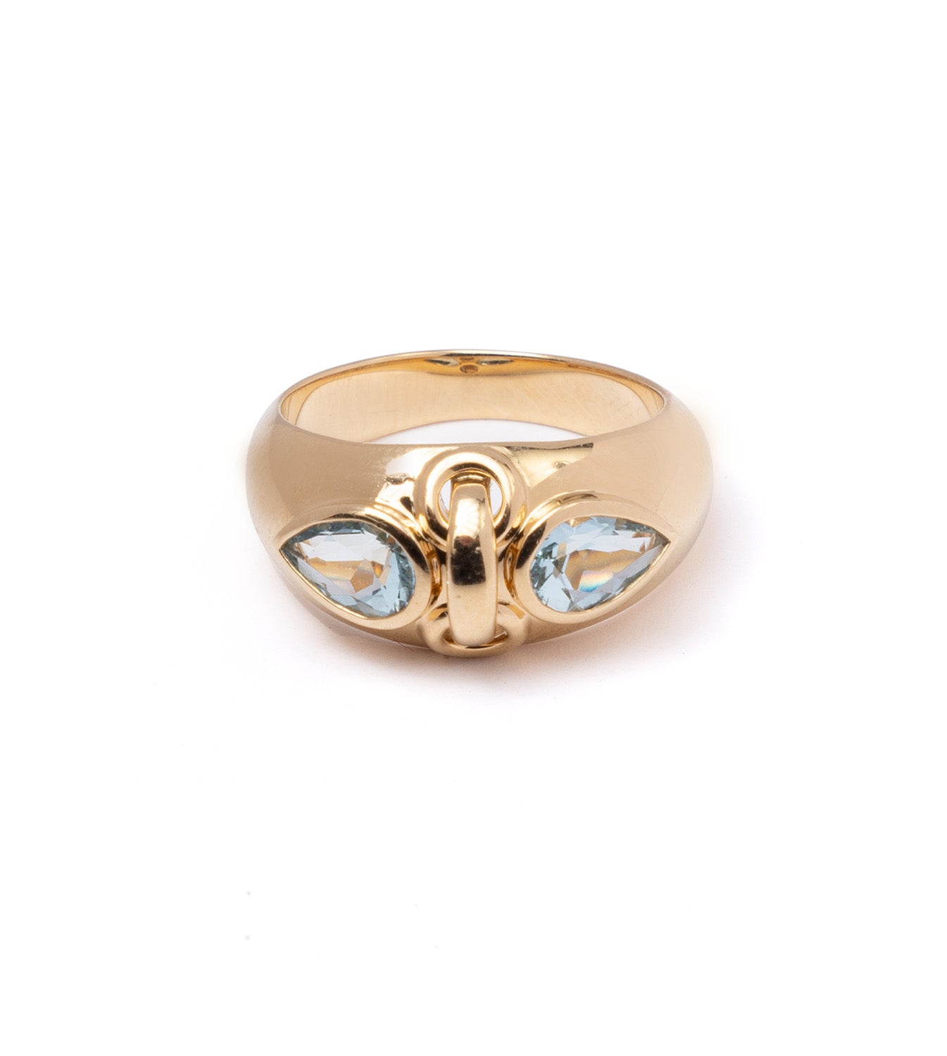 Forever & Always a Pair : 3.8ct Aquamarine Ring